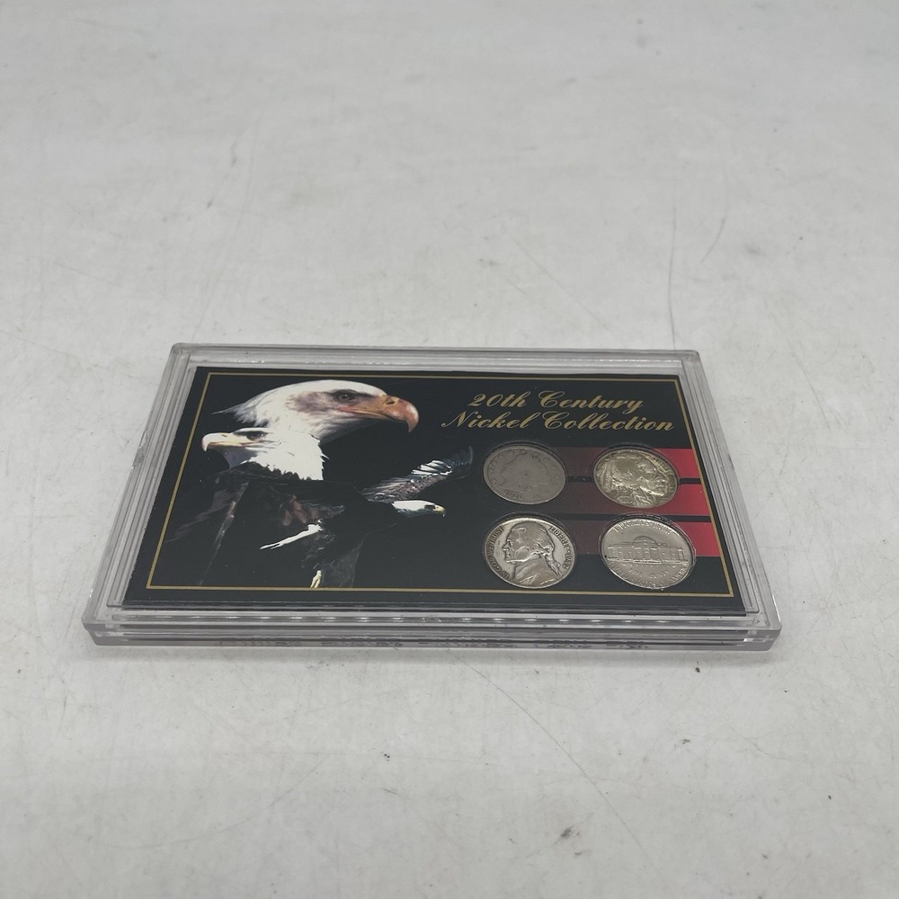 20th Century Nickel Collection Silver War, Liberty, Buffalo, Jefferson in Case
